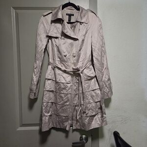 INC International Concepts Women's Trench Coat - Soft Beige